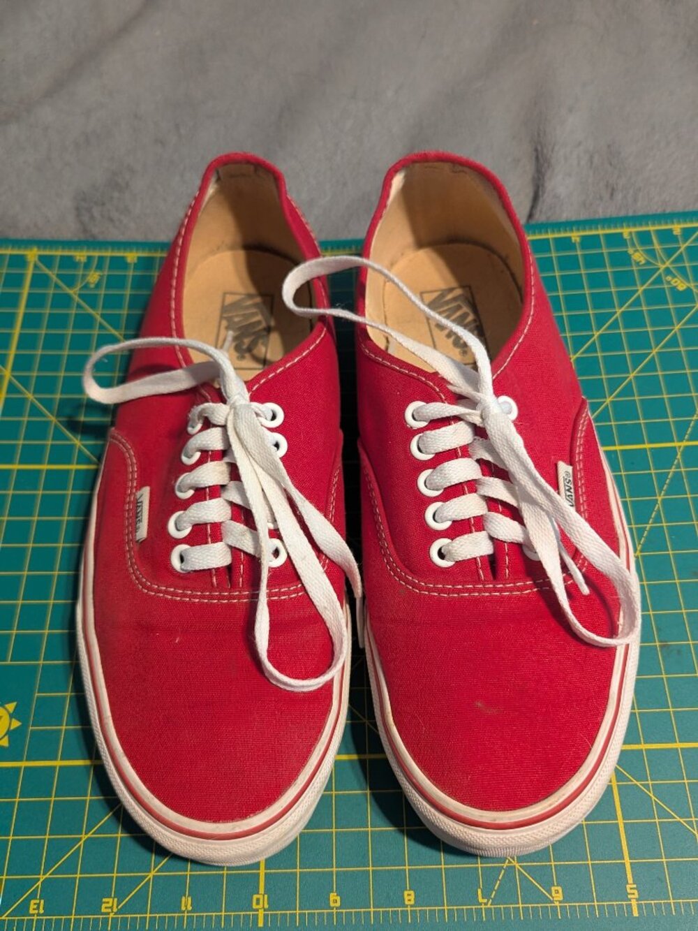 Mens Authentic Red Vans